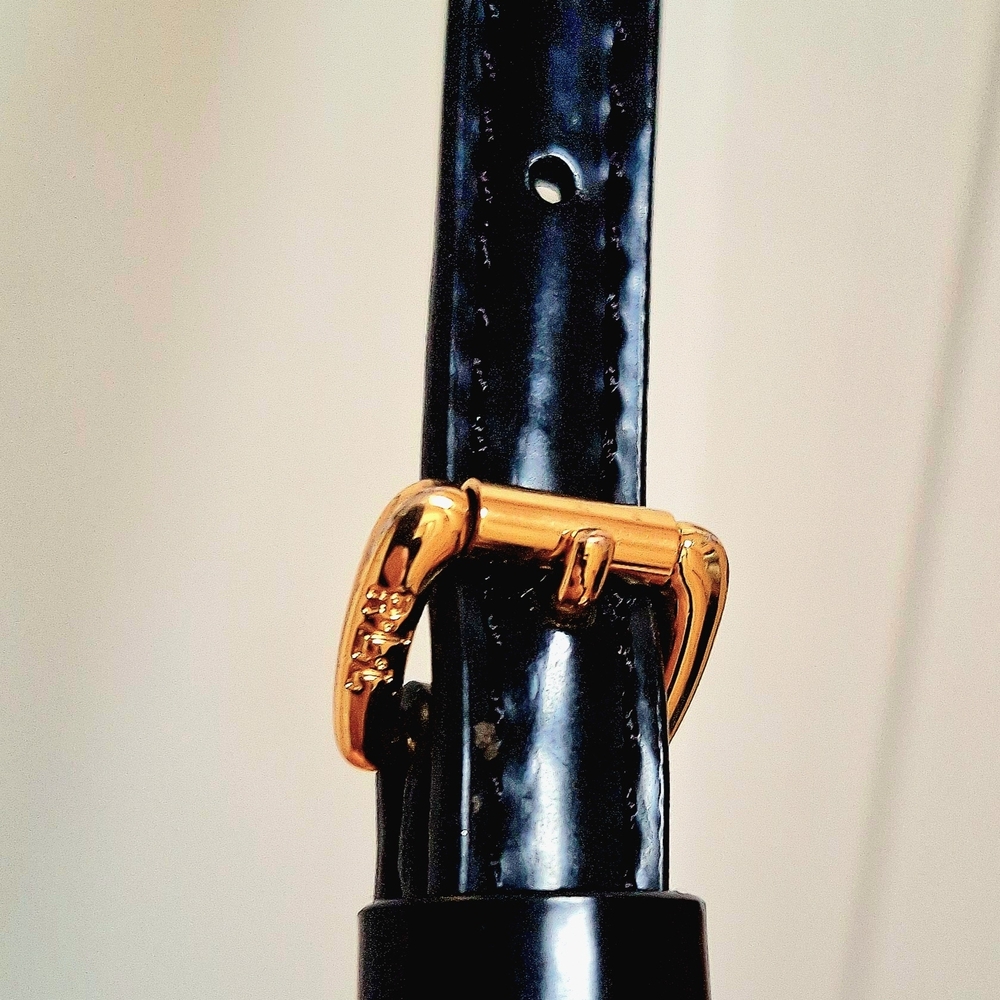 Lauren Ralph Lauren 1967 Black Label Equestrian Patent Leather Crossbody Bag - Picture 5 of 10